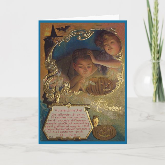 Halloween-Gruß-Karte Karte (Vorderseite)