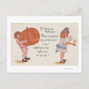Halloween GrußA Gladsome Halloween Postkarte
