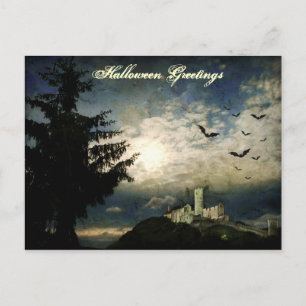 Halloween-Grüße Postkarte