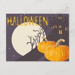 Halloween-Grüße Postkarte