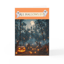 Halloween-Grußkarte feiern