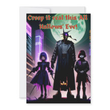 Halloween-Grußkarte