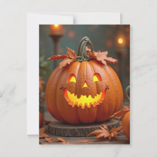 Halloween-Grußkarte Postkarte