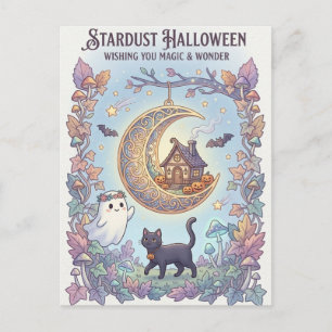 Halloween-Grußkarte Postkarte
