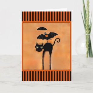 Halloween-Grußkarten Karte