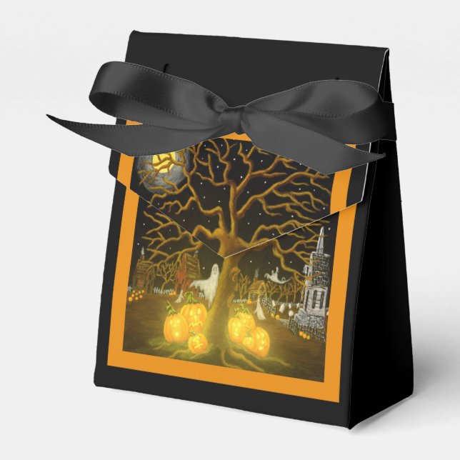 Halloween-Günstige Leckereien Geschenkschachtel (Vorderseite)