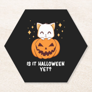 Halloween - Halloween-Katze - Süßes Halloween Untersetzer