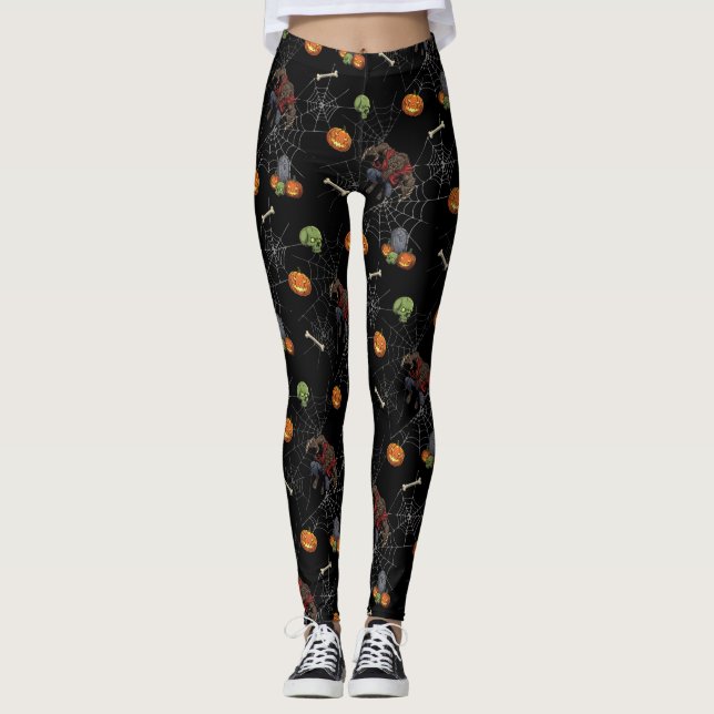 🐺 Halloween Halloween Leggings 🎃 💀 (Devant)