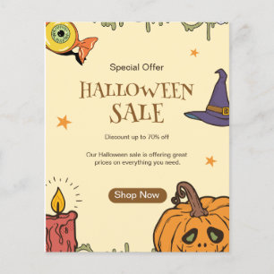 Halloween Halloween-Verkaufsflyer, Halloween-Nacht Flyer