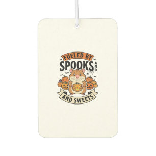 Halloween-Hamster angetrieben von Spuk lustig süß_ Autolufterfrischer