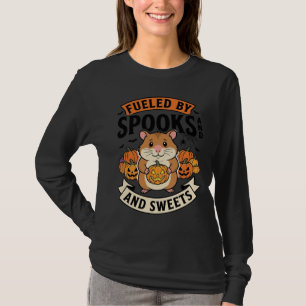Halloween Hamster Angetrieben Von Spuk Lustig Süß_ T-Shirt