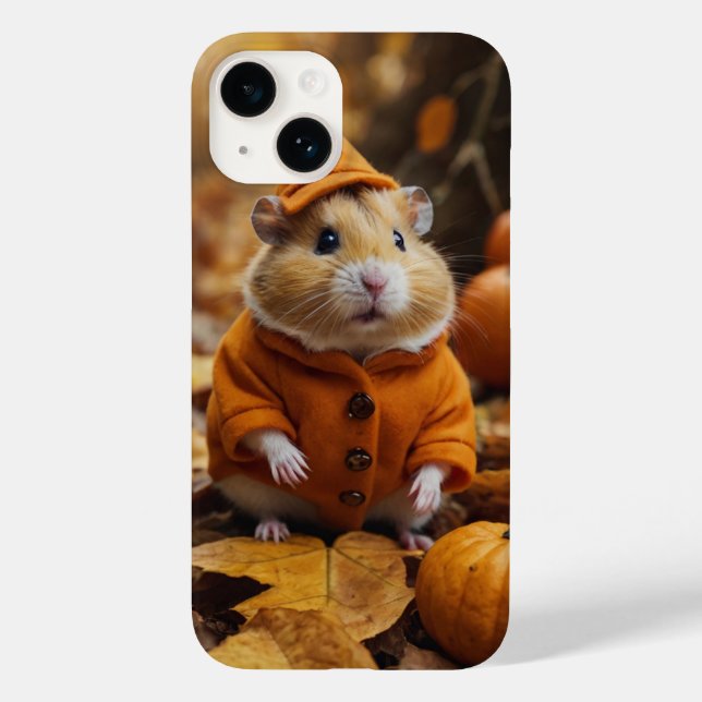 Halloween Hamster Case-Mate iPhone 14 Hülle (Rückseite)