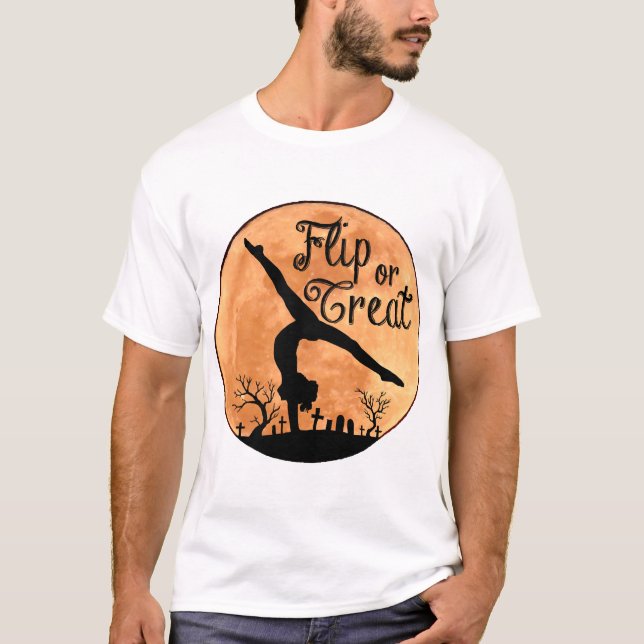 Halloween Handstände T-Shirt (Vorderseite)