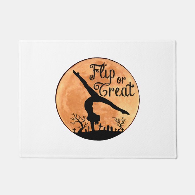 Halloween Handständer Fußmatte (Vorderseite)