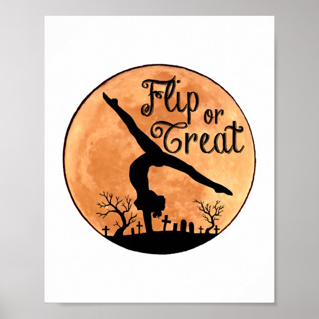Halloween Handständer Poster (Vorne)