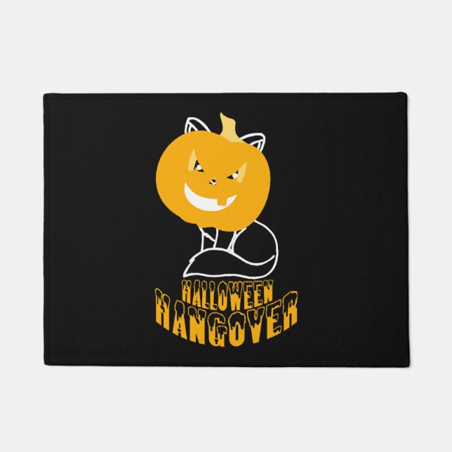 Halloween Hangover Fußmatte (Vorderseite)