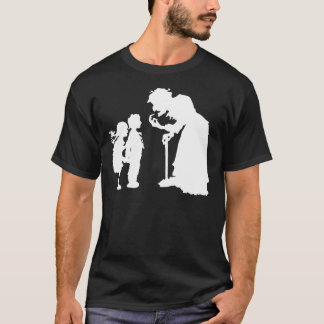 Halloween - Hansel, Gretel und Hexe entspannt  T-Shirt