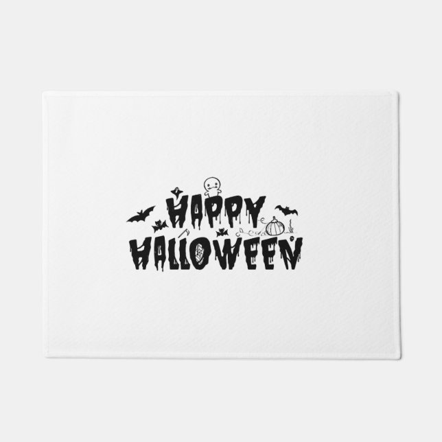 Halloween Happy Fußmatte (Vorderseite)