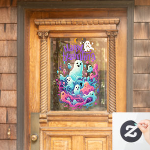 Halloween Happy Ghost Fensteraufkleber