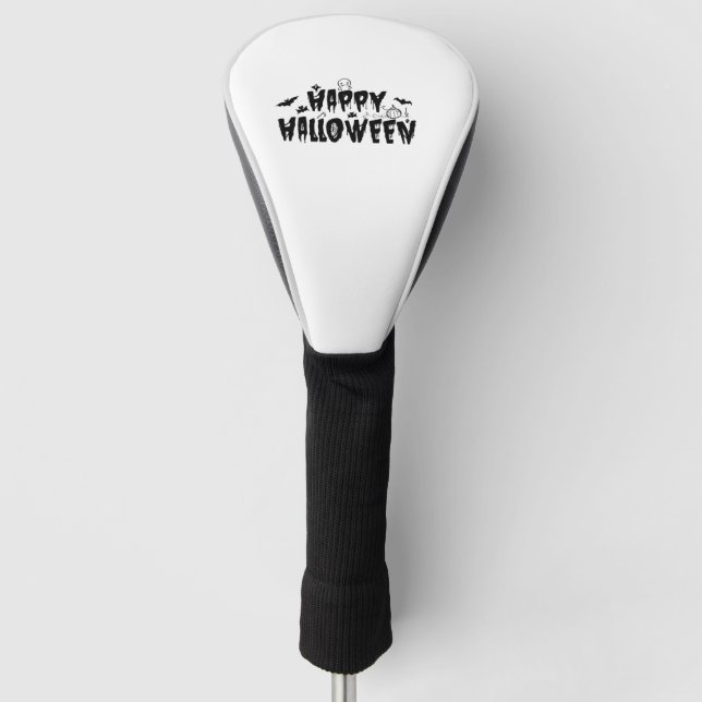 Halloween Happy Golf Headcover (Vorderseite)