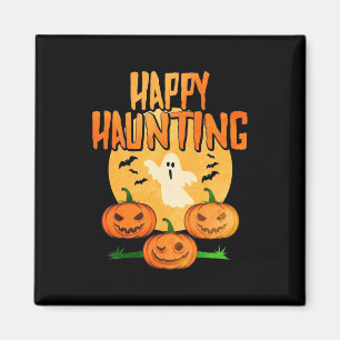 Halloween Happy Haunting Magnet