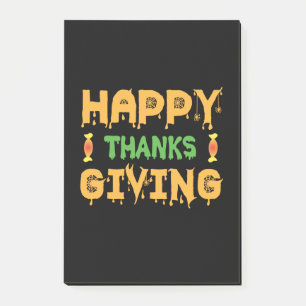 Halloween Happy Thanksgiving Geburtstag Post-it Klebezettel