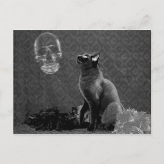 Halloween Happy & the Ghost Postkarte