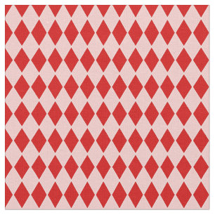Halloween-Harlekin rosa roter Narr Stoff