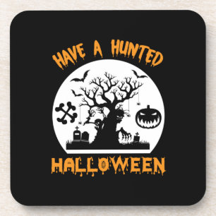 Halloween hat ein sonniges Geburtstag Getränkeuntersetzer