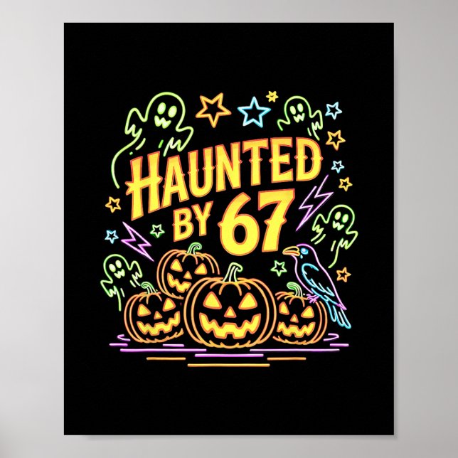 Halloween Haunted 67 Six Seven Meme 1 (6)  Poster (Vorne)