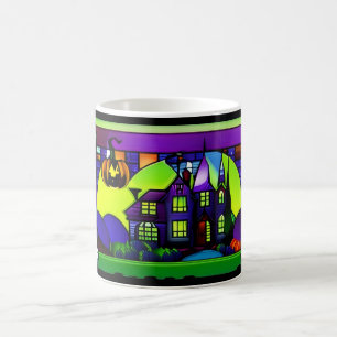 Halloween Haunted House Mug