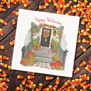 Halloween-Hausparty Serviette