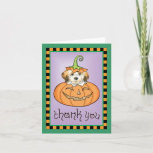 Halloween Havanese Vielen Dank Dankeskarte