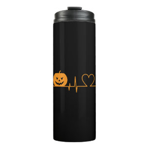 HALLOWEEN Heartbeat Love Shirt Thermosbecher