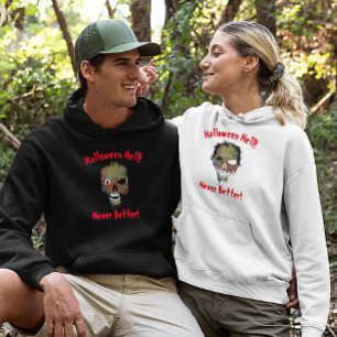 Halloween Hell Nie besser Gespenst Face Skull Hoodie