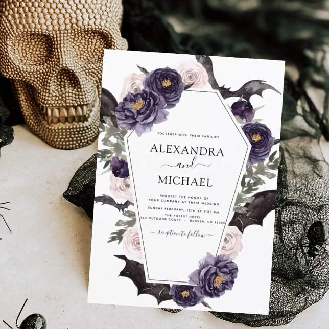 Halloween Herbst Dunkle Einladung (Von Creator hochgeladen)