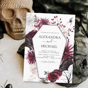 Halloween Herbst Dunkle Hochzeit Flyer