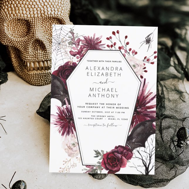 Halloween Herbst Dunkle Hochzeit Flyer (Von Creator hochgeladen)