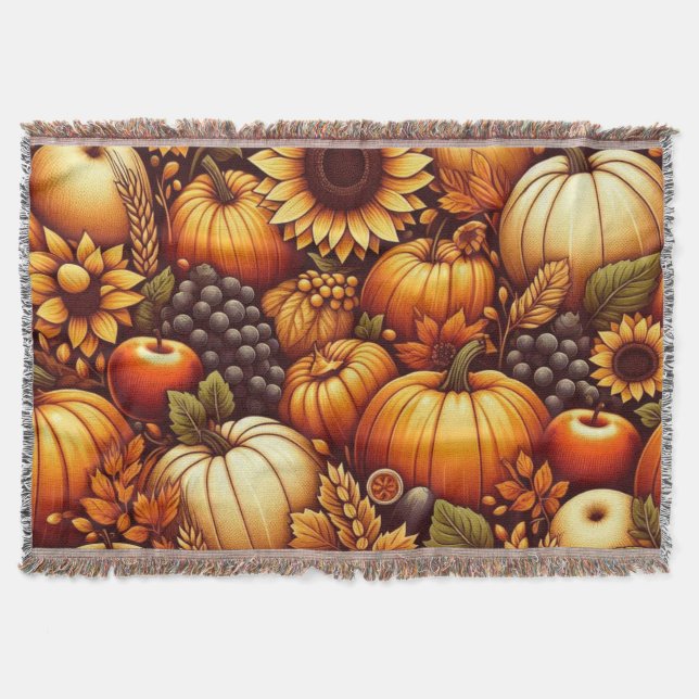Halloween/Herbst/Herbst/Kürbis Decke (Vorderseite)