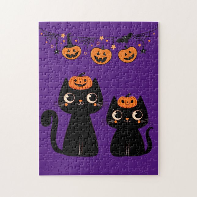 Halloween/Herbst/Herbst/Kürbis/Katze (Vertikal)