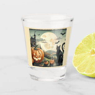 Halloween/Herbst/Herbst/Kürbis/Katze Schnapsglas