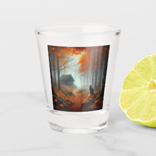 Halloween/Herbst/Herbst/Kürbis/Katze Schnapsglas
