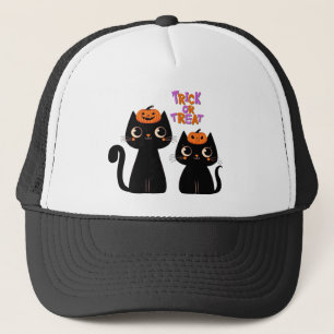 Halloween/Herbst/Herbst/Kürbis/Katze Truckerkappe
