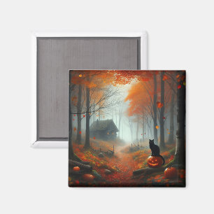 Halloween/Herbst/Herbst/Kürbis/Katzenpapier-Cups Magnet