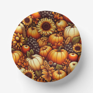 Halloween/Herbst/Herbst/Kürbis Pappteller