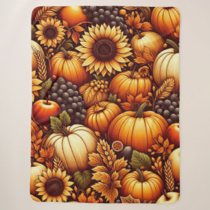 Halloween/Herbst/Herbst/Kürbis Sherpadecke