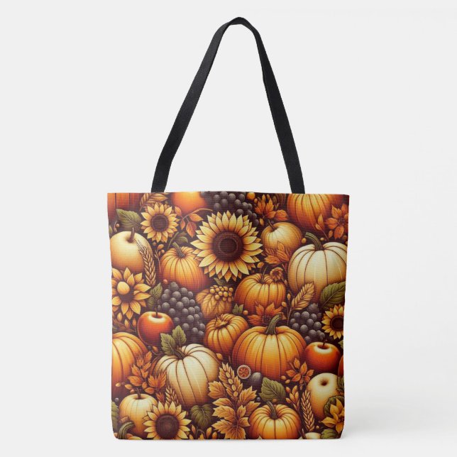 Halloween/Herbst/Herbst/Kürbis Tasche (Vorderseite)