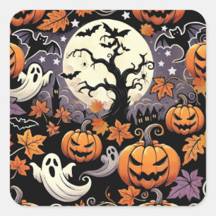 Halloween/Herbst/Herbst Quadratischer Aufkleber