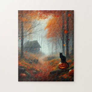 Halloween/Herbst/Spätherbst/Kürbis/Katze