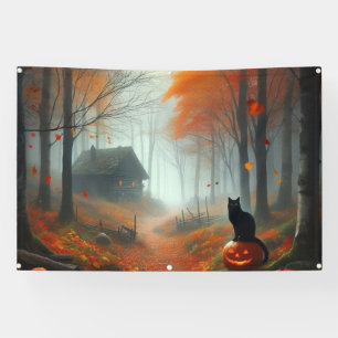 Halloween/Herbst/Spätherbst/Kürbis/Katze Banner